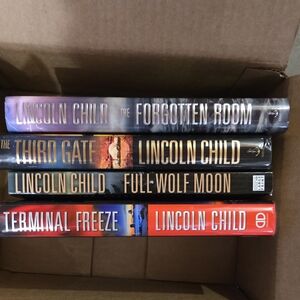 Lincoln Child Thriller Book Set